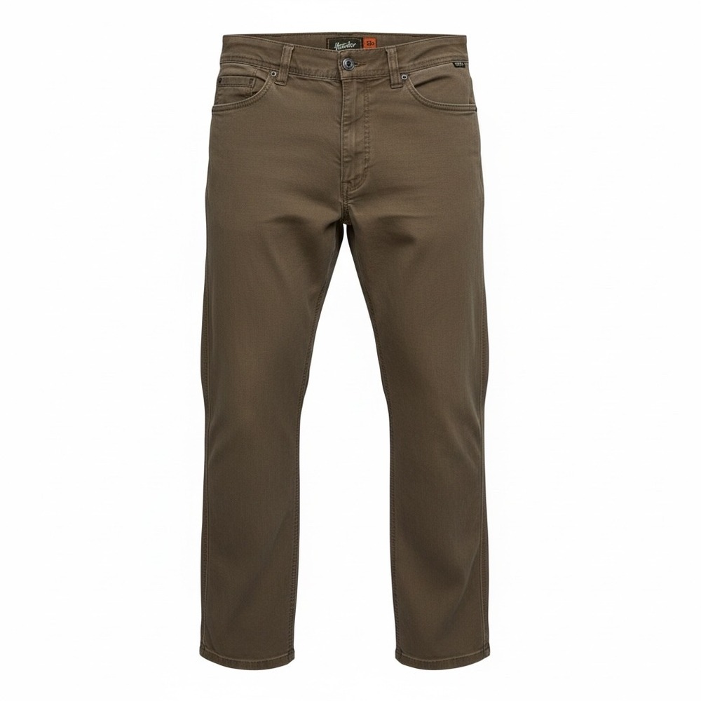 Howler Bros Shoalwater Tech Pants Mens 30x30 Brown Cotton Stretch Straight Leg